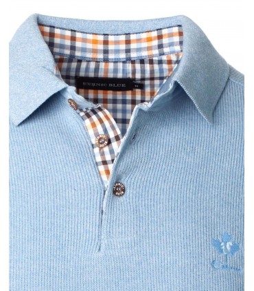 Polo ml ethnic blue bluesoft