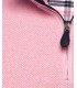 Pull col zippe ethnic blue rose