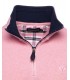 Pull col zippe ethnic blue rose