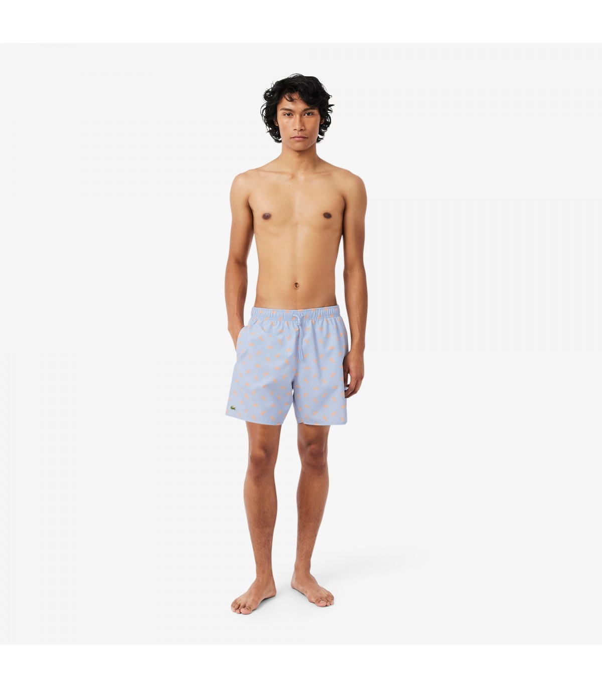 Maillot de bain lacoste hba-chambray