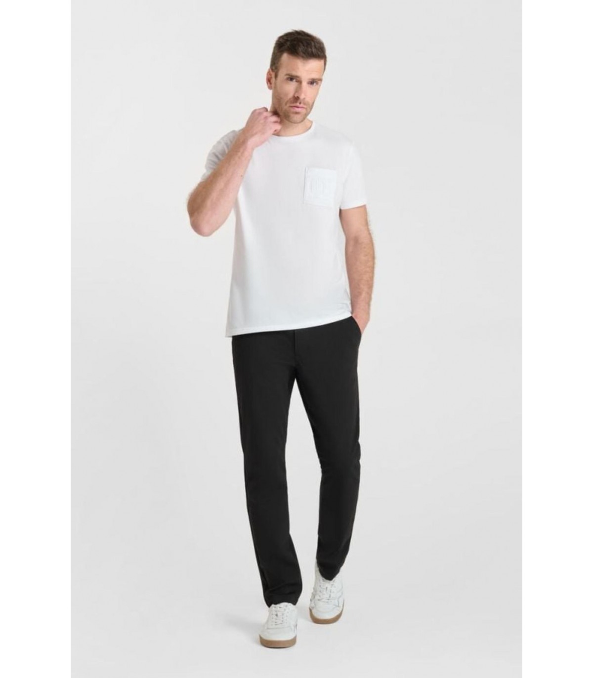 Pantalon chino tps cerises 0001black