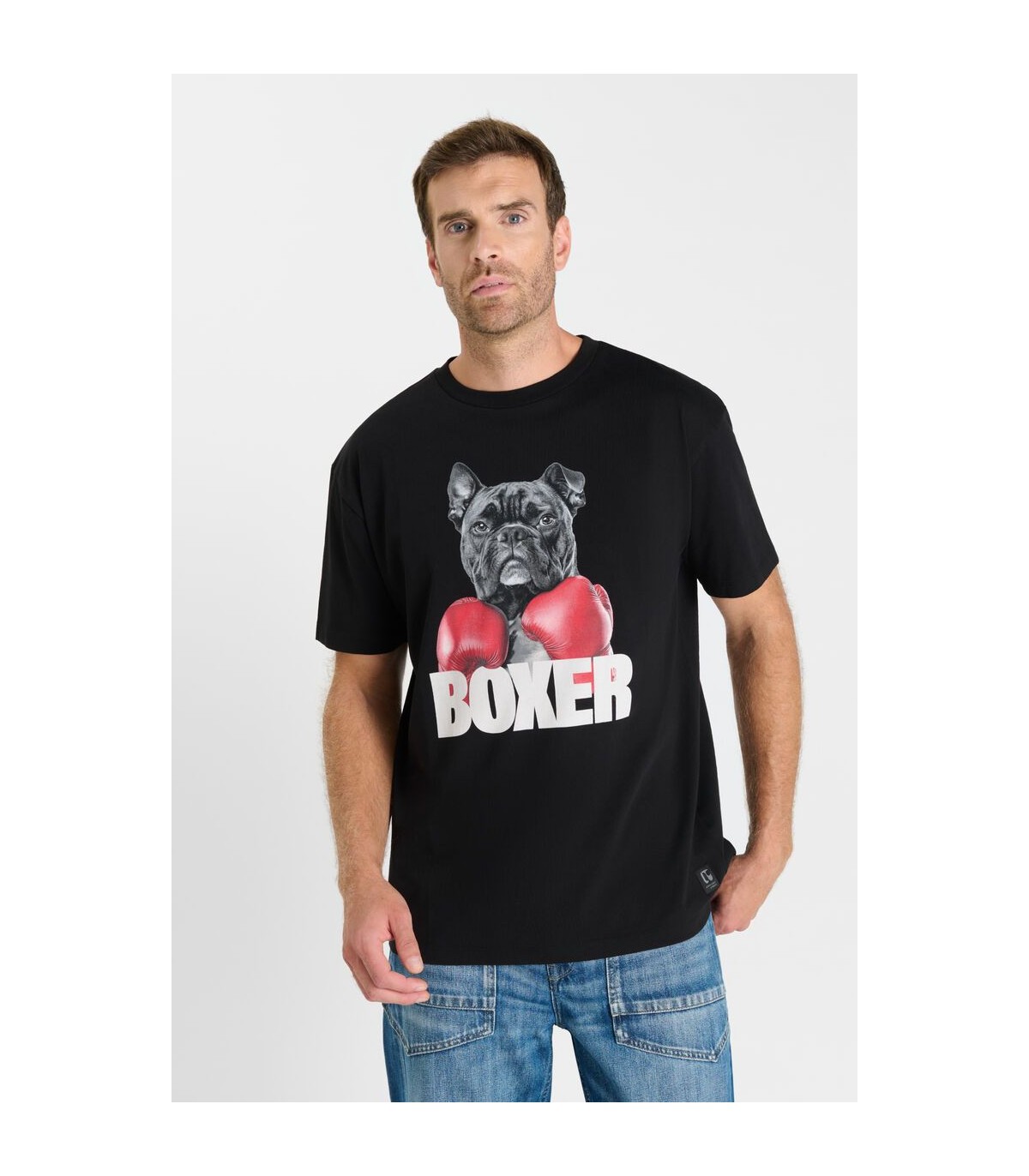 Tee shirt mc tps cerises 0001black