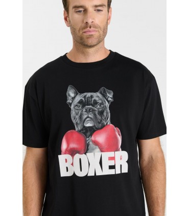 Tee shirt mc tps cerises 0001black