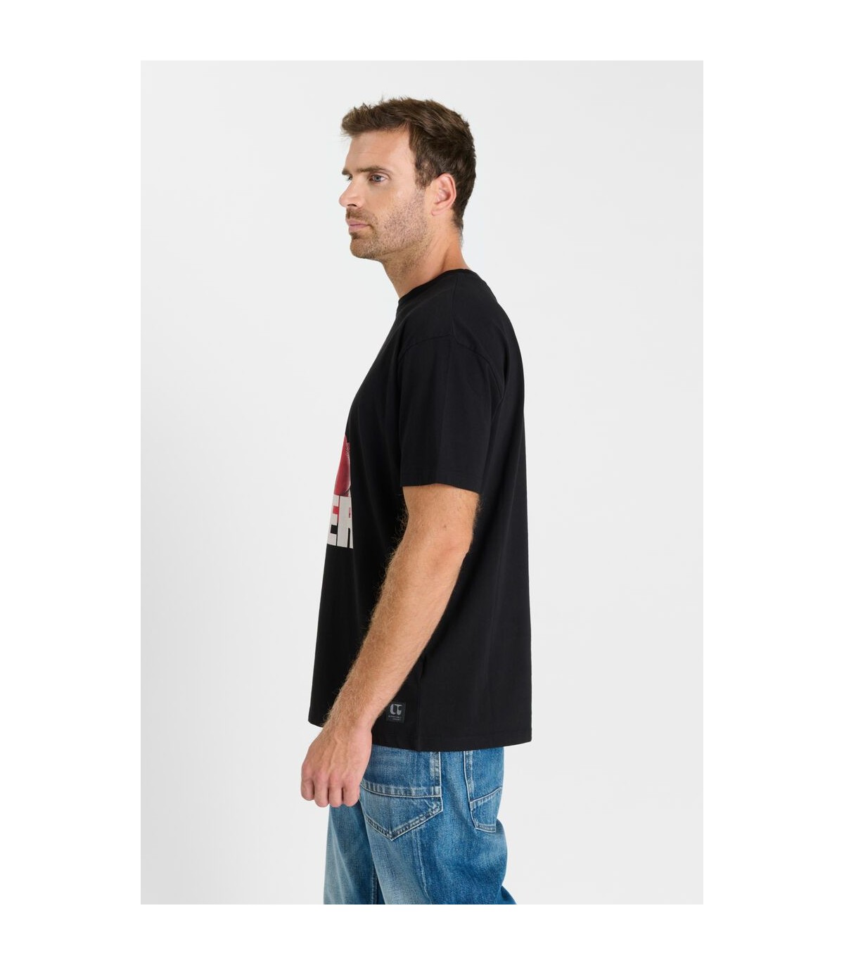 Tee shirt mc tps cerises 0001black