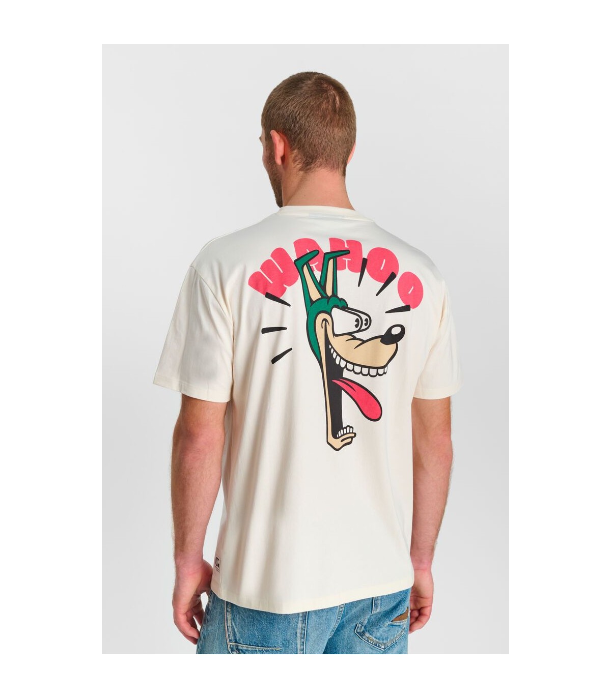 Tee shirt mc tps cerises 1036offwhite