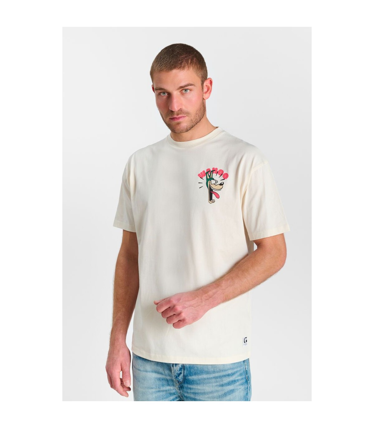 Tee shirt mc tps cerises 1036offwhite