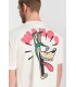 Tee shirt mc tps cerises 1036offwhite