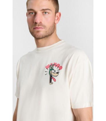Tee shirt mc tps cerises 1036offwhite