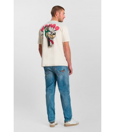 Tee shirt mc tps cerises 1036offwhite
