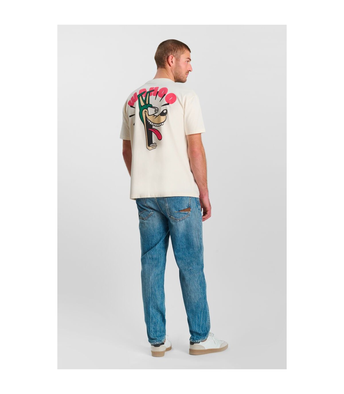 Tee shirt mc tps cerises 1036offwhite