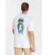 Tee shirt mc tps cerises 1001white