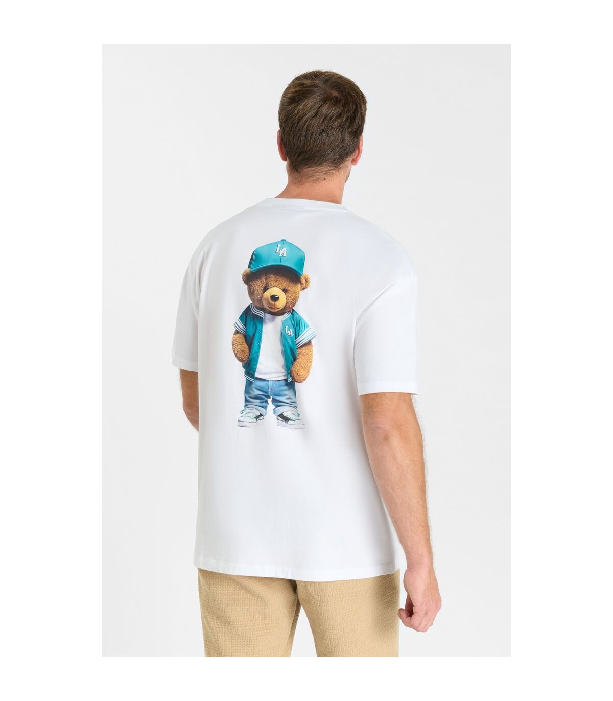 Tee shirt mc tps cerises 1001white