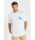 Tee shirt mc tps cerises 1001white