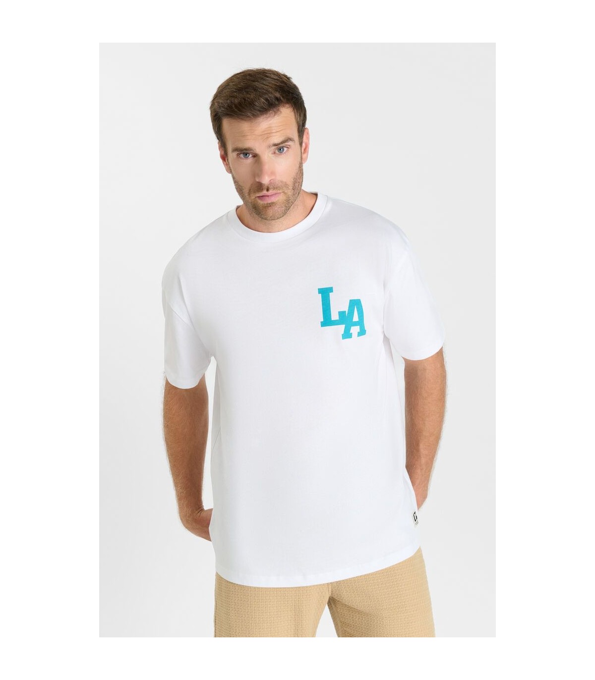 Tee shirt mc tps cerises 1001white