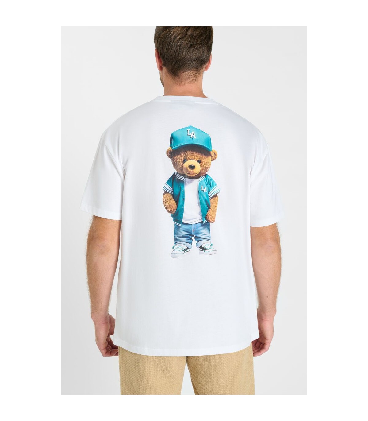 Tee shirt mc tps cerises 1001white