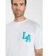 Tee shirt mc tps cerises 1001white
