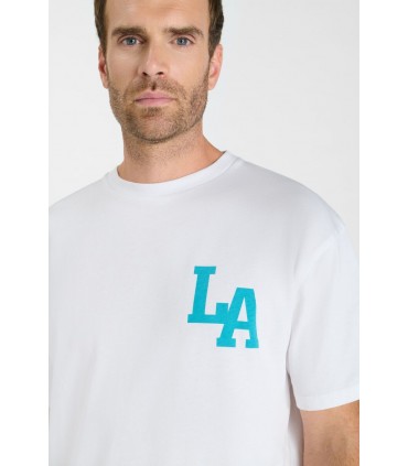 Tee shirt mc tps cerises 1001white