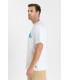 Tee shirt mc tps cerises 1001white