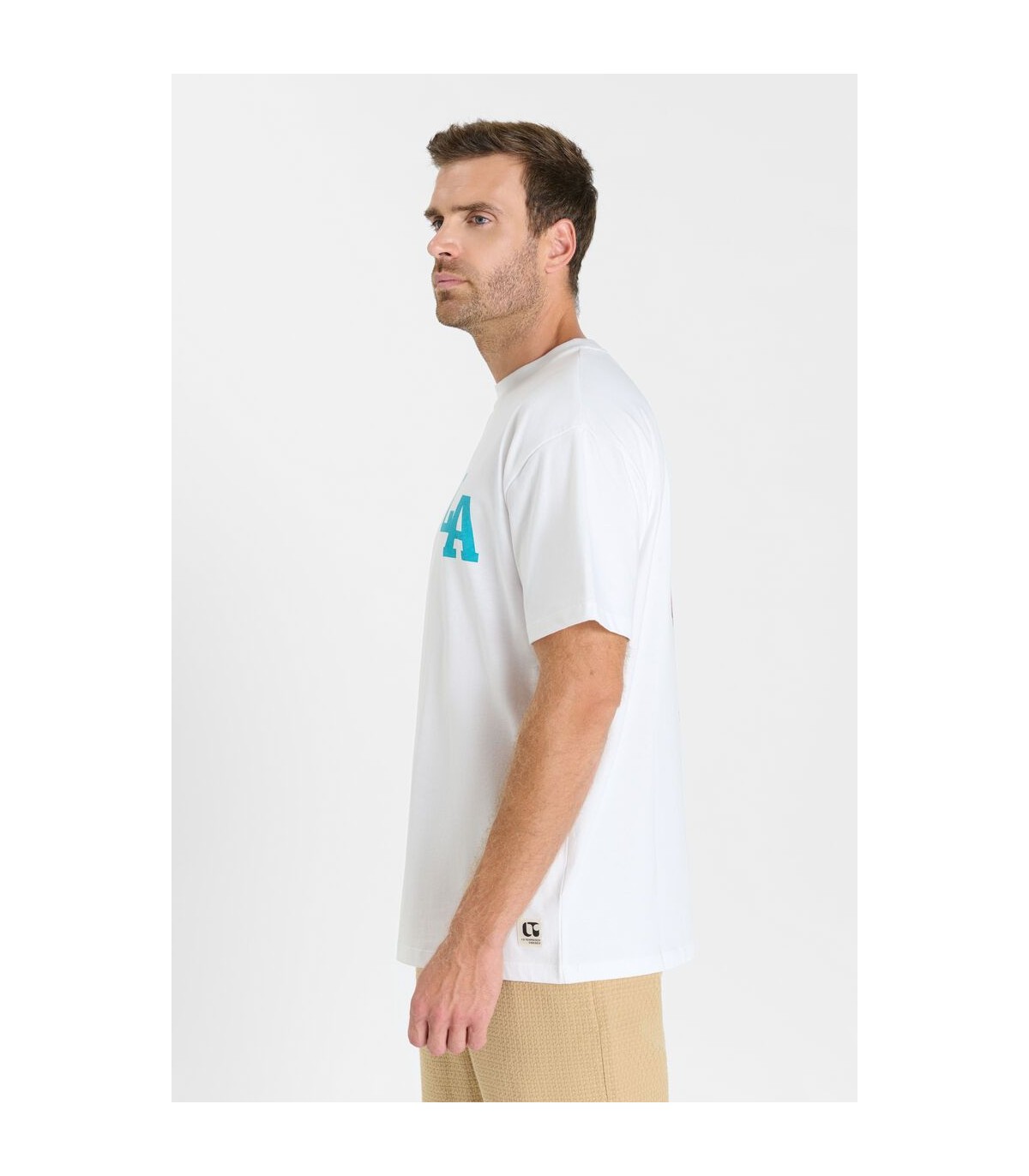 Tee shirt mc tps cerises 1001white