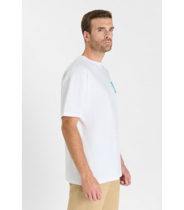 Tee shirt mc tps cerises 1001white