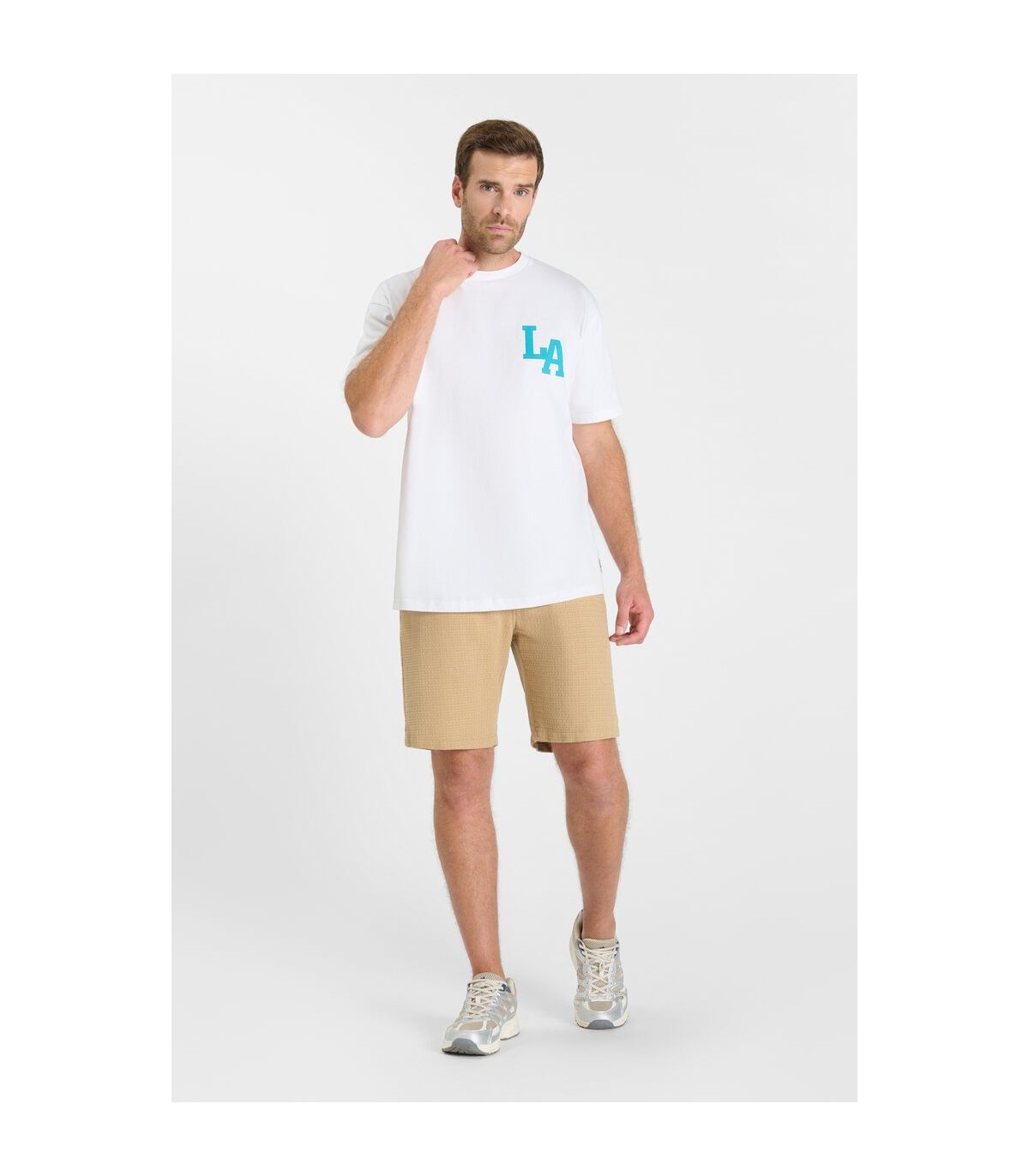 Tee shirt mc tps cerises 1001white