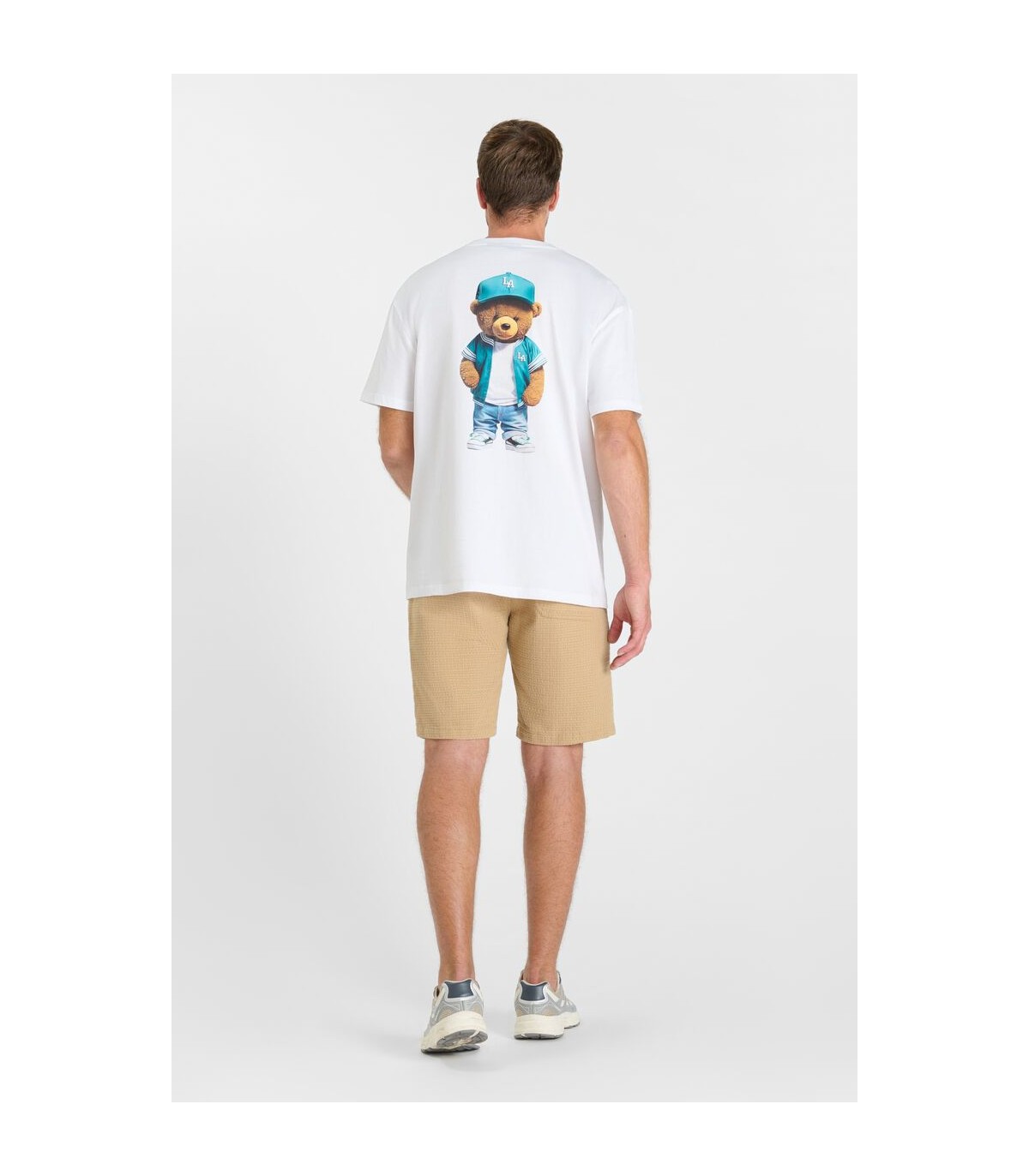 Tee shirt mc tps cerises 1001white