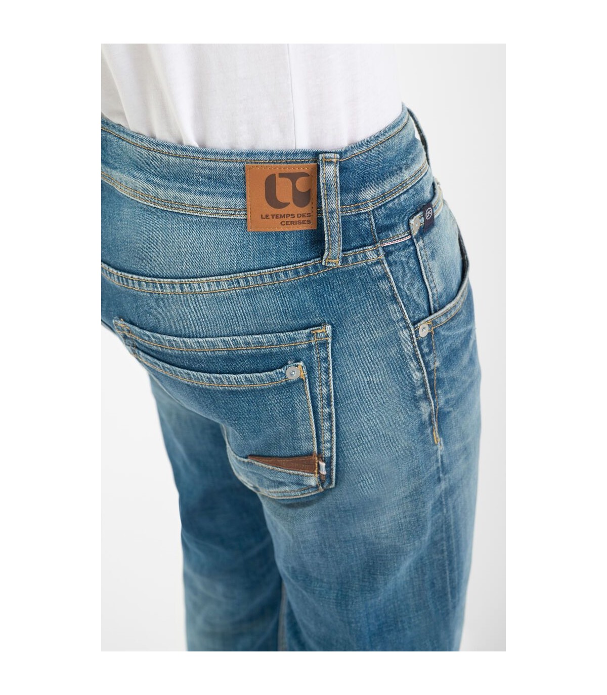 Pantalon jean tps cerises 3001blue