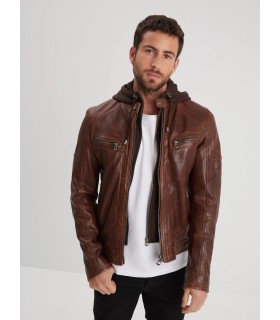 Blouson daytona darkcognac