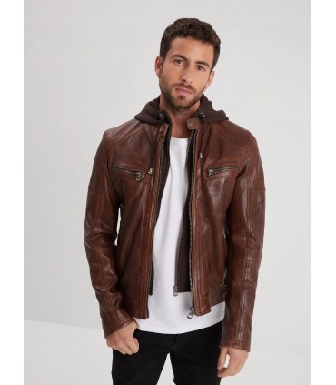 Blouson daytona darkcognac