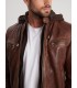Blouson daytona darkcognac