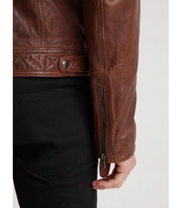 Blouson daytona darkcognac