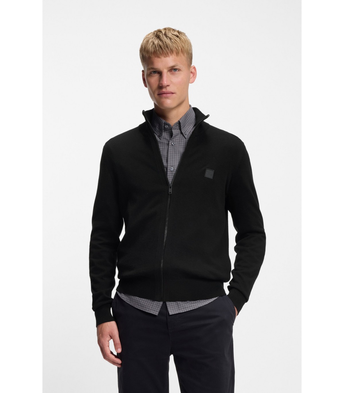 Gilet zippe boss orange 001black