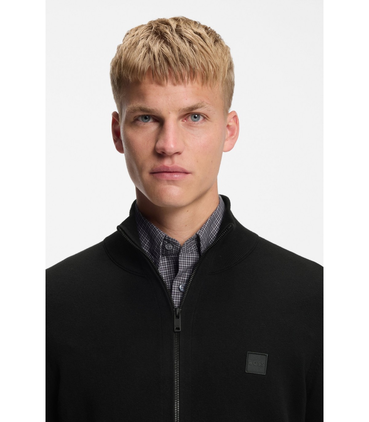Gilet zippe boss orange 001black