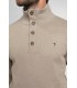 Pull col zippe benson & cherry taupe
