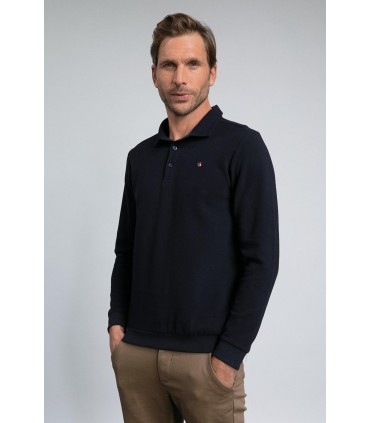Sweat col polo benson & cherry marine