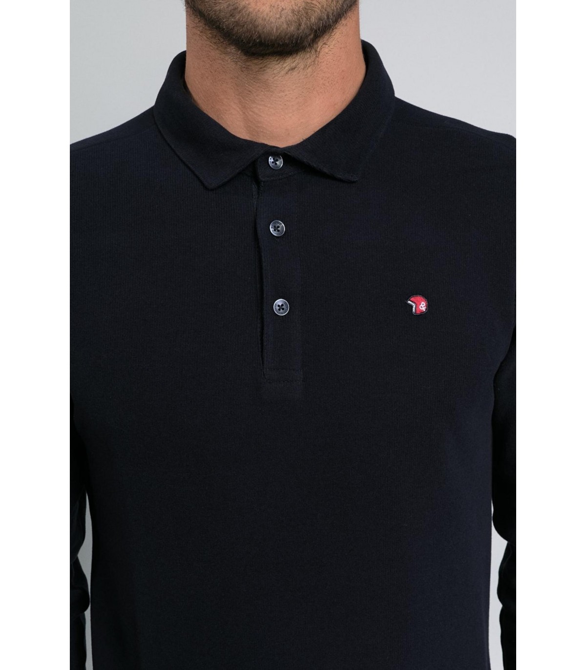 Sweat col polo benson & cherry marine