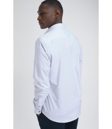 Chemise ml benson & cherry blanc-beige