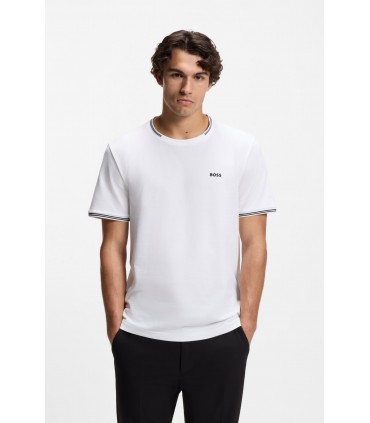 Tee shirt mc boss green 100white