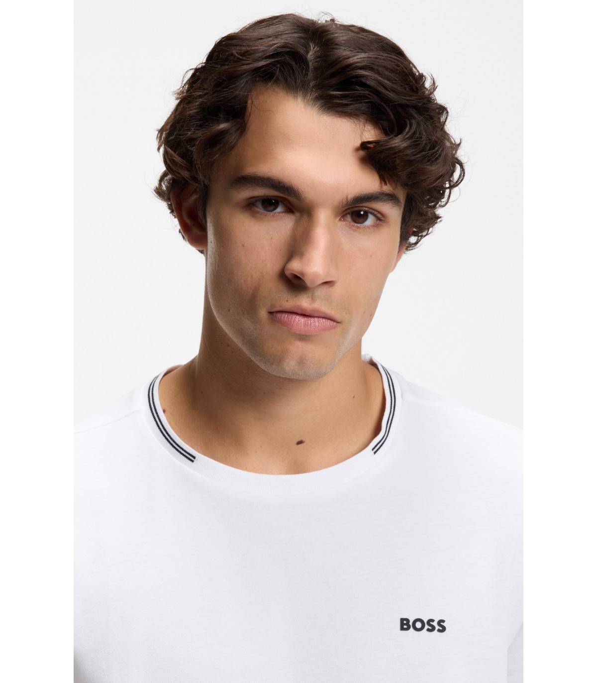 Tee shirt mc boss green 100white