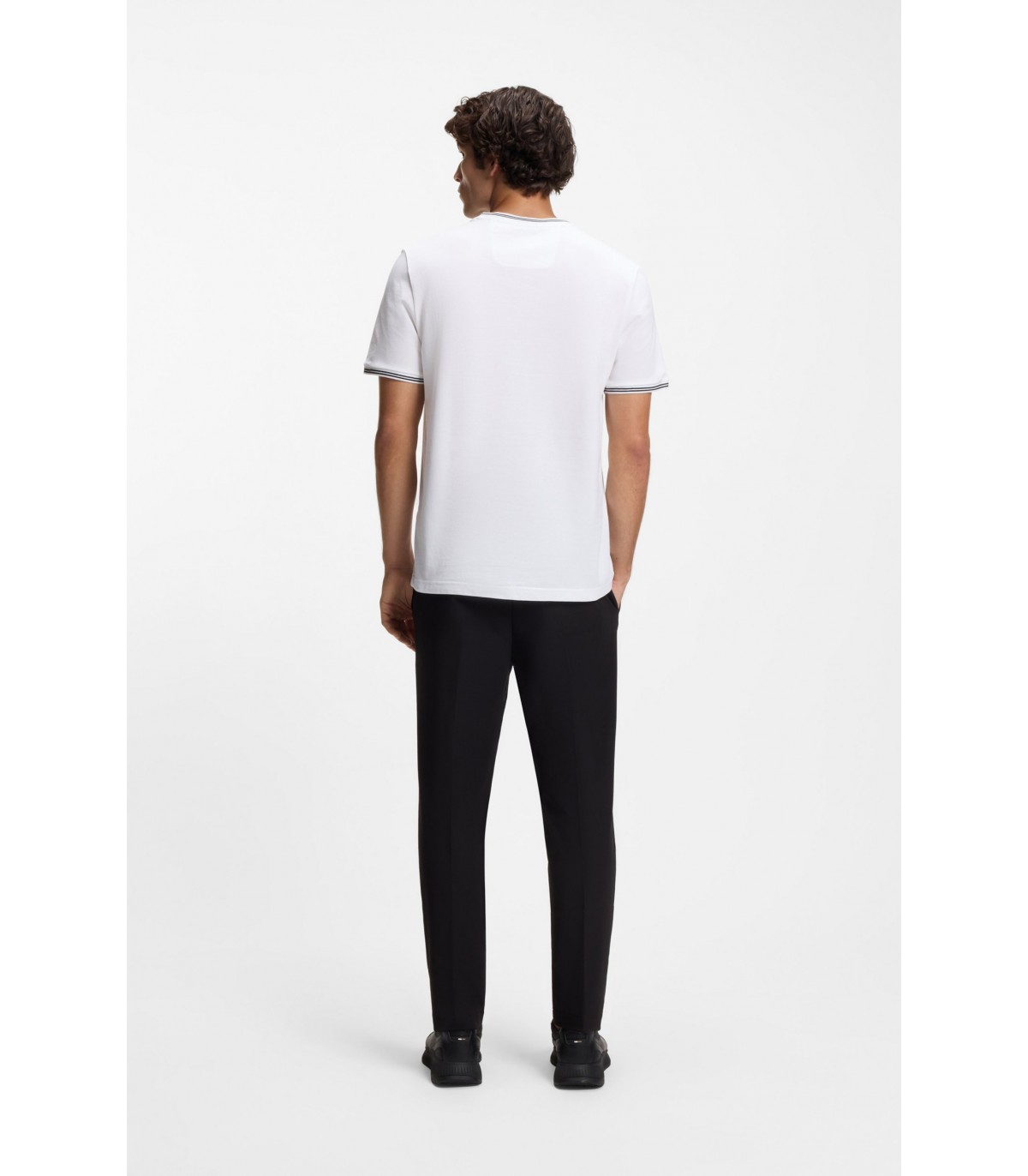 Tee shirt mc boss green 100white