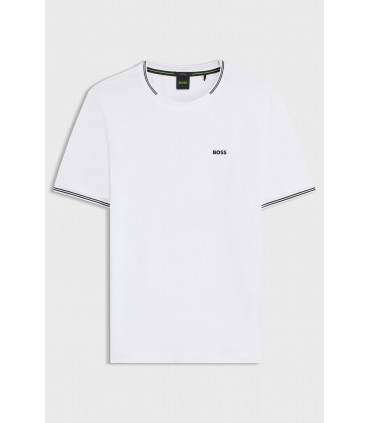 Tee shirt mc boss green 100white