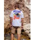 Tee shirt mc tps cerises 1001white