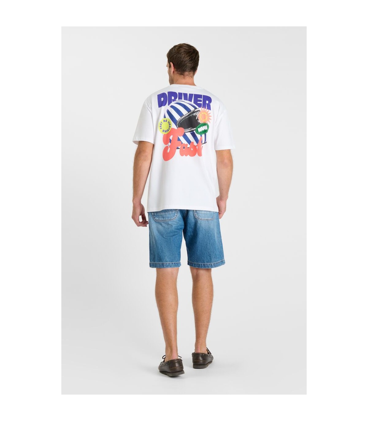 Tee shirt mc tps cerises 1001white