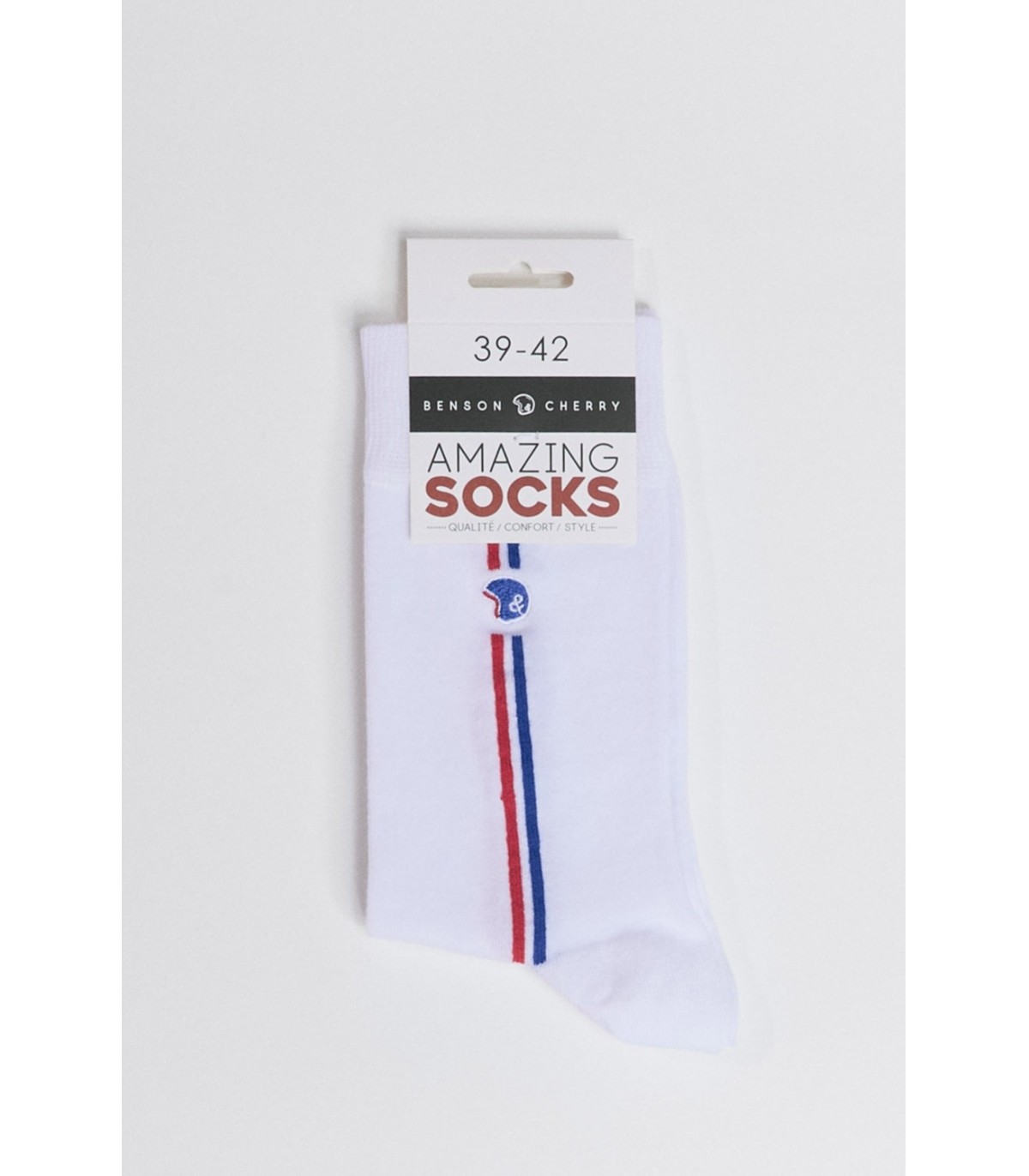 Chaussettes benson & cherry blanc