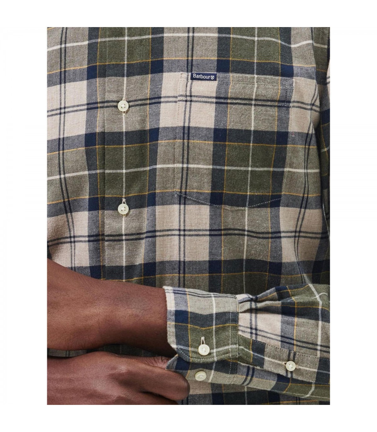 Chemise ml barbour tn16forest