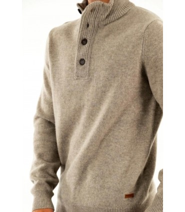 Pull col chemine barbour st51stone