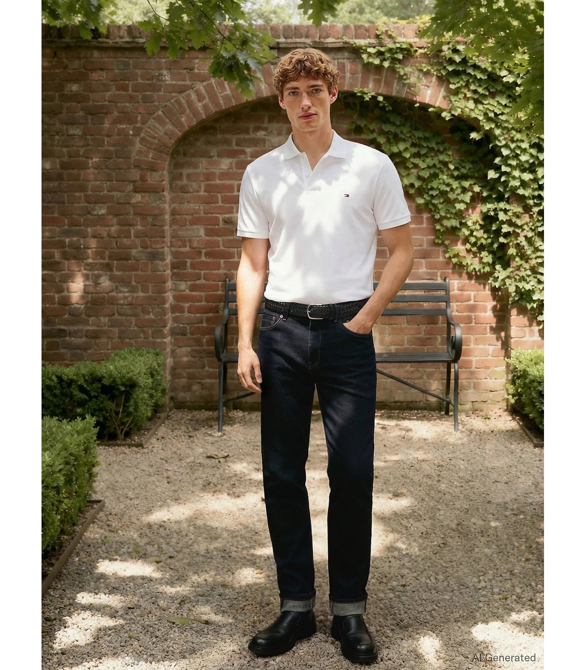 Polo mc tommy menswear ybrwhite