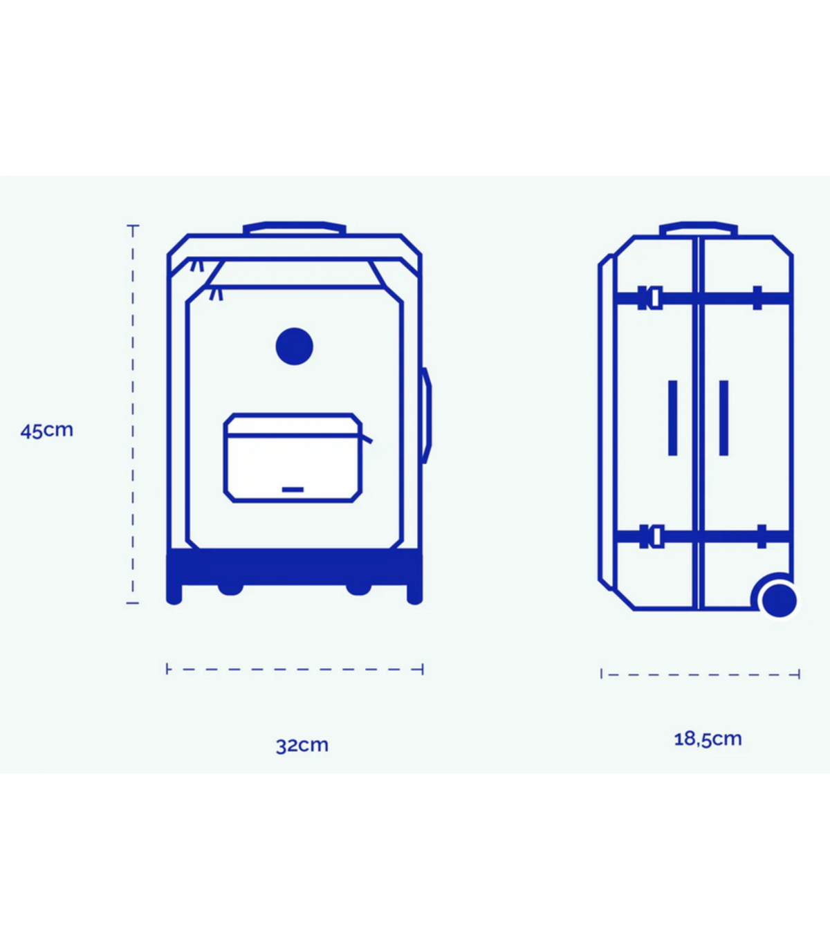 Maroquinerie valise cabaia 