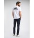 Tee shirt mc benson & cherry blanc