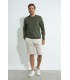 Sweat col rond benson & cherry kaki